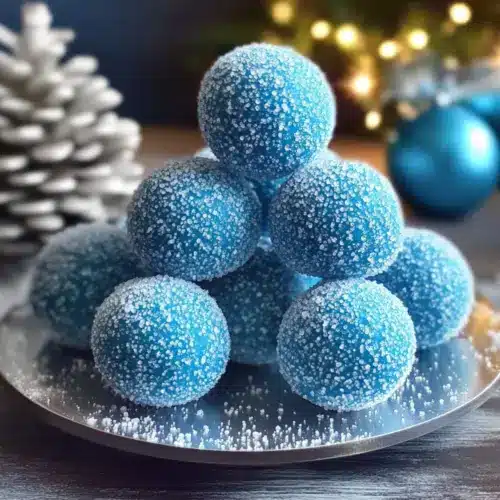 Blue Christmas Truffles