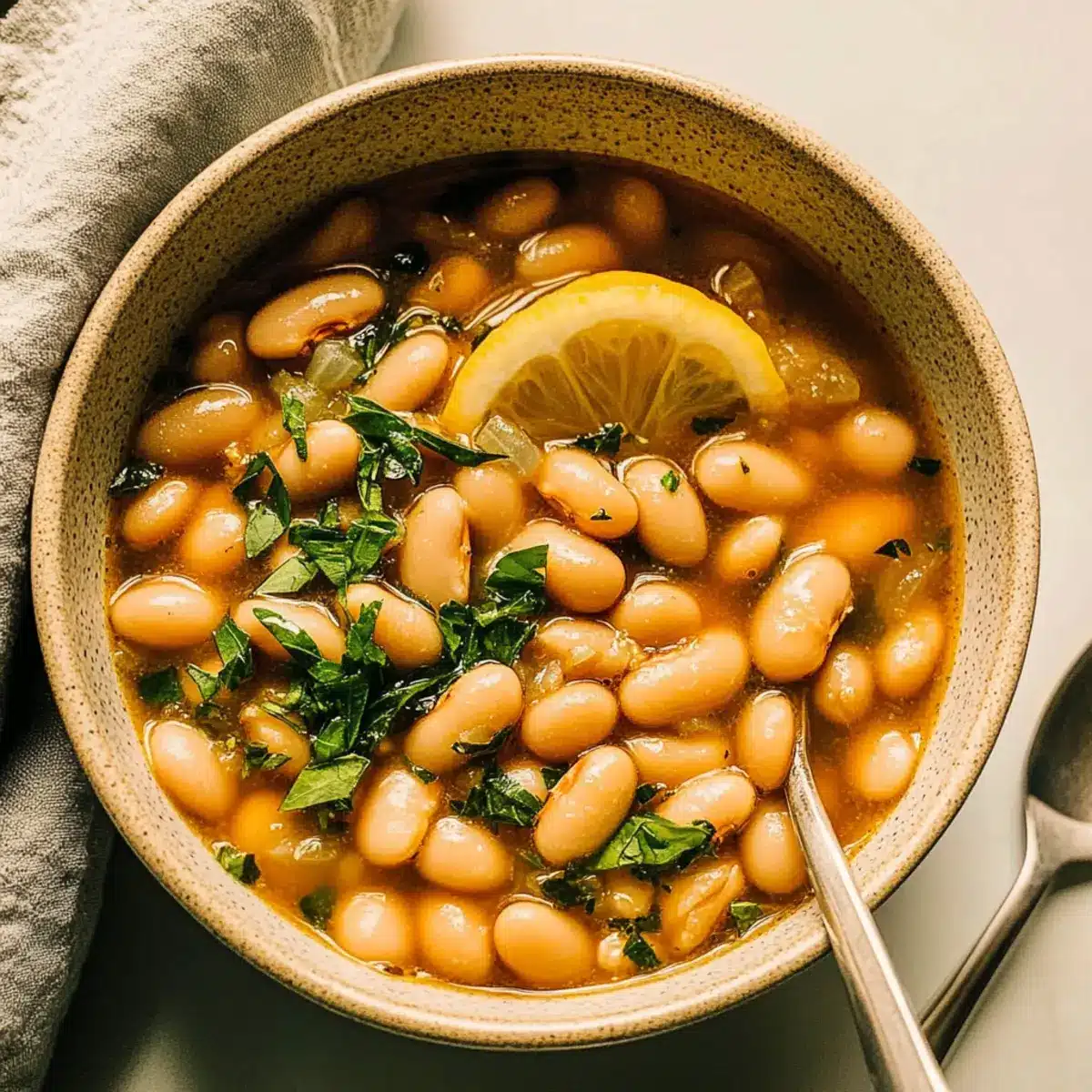 Beans with Herbs & Lemon
