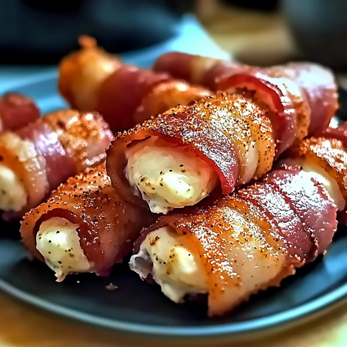 Nashville Hot Bacon Wrapped Mozzarella