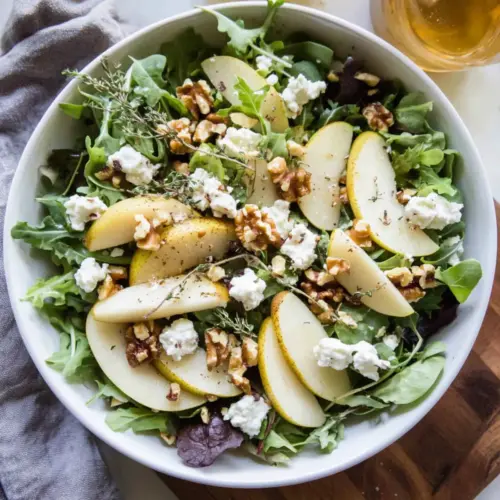 Pear & Goat Cheese Salad
