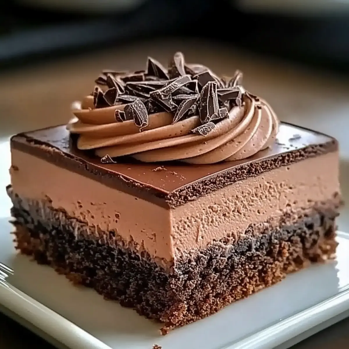 Chocolate Mousse Brownies