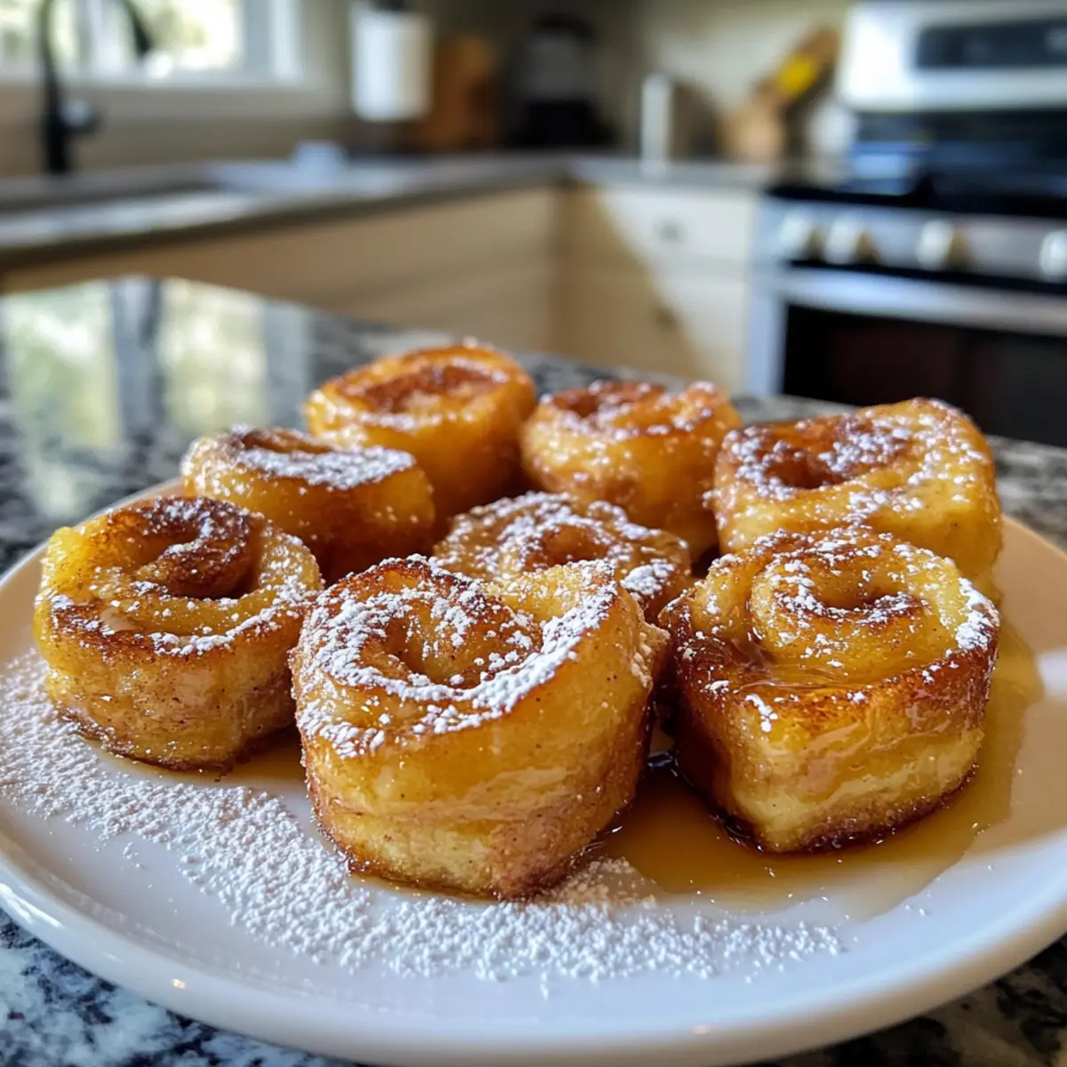 Cinnamon Roll French Toast Bites
