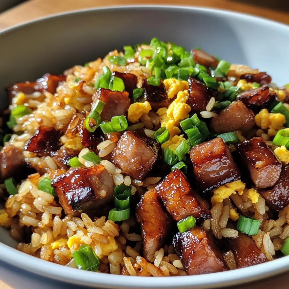 XO Fried Rice with Char Siu