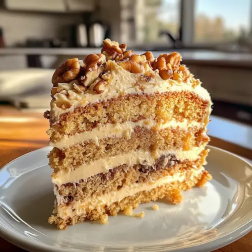 Coffee and Walnut Cake
