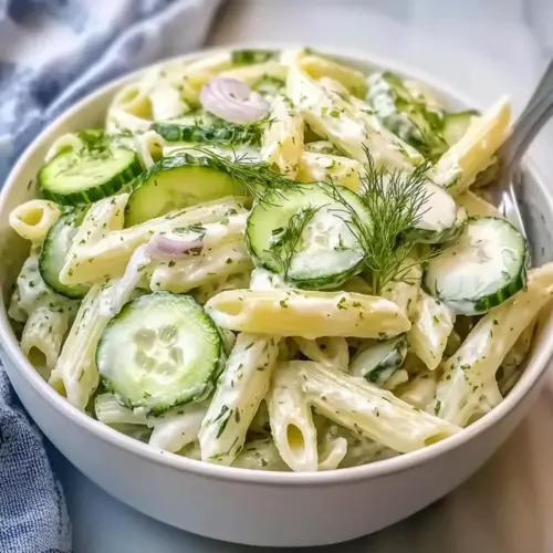 Cucumber Pasta Salad