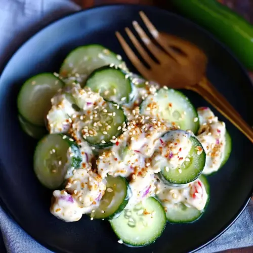 Jalapeno Popper Cucumber Salad