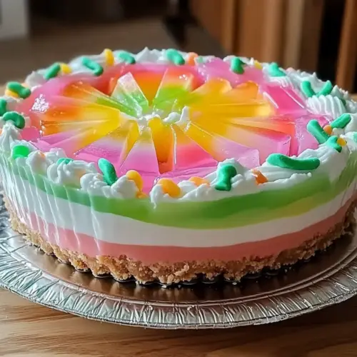 Easter No Bake Jello Pie