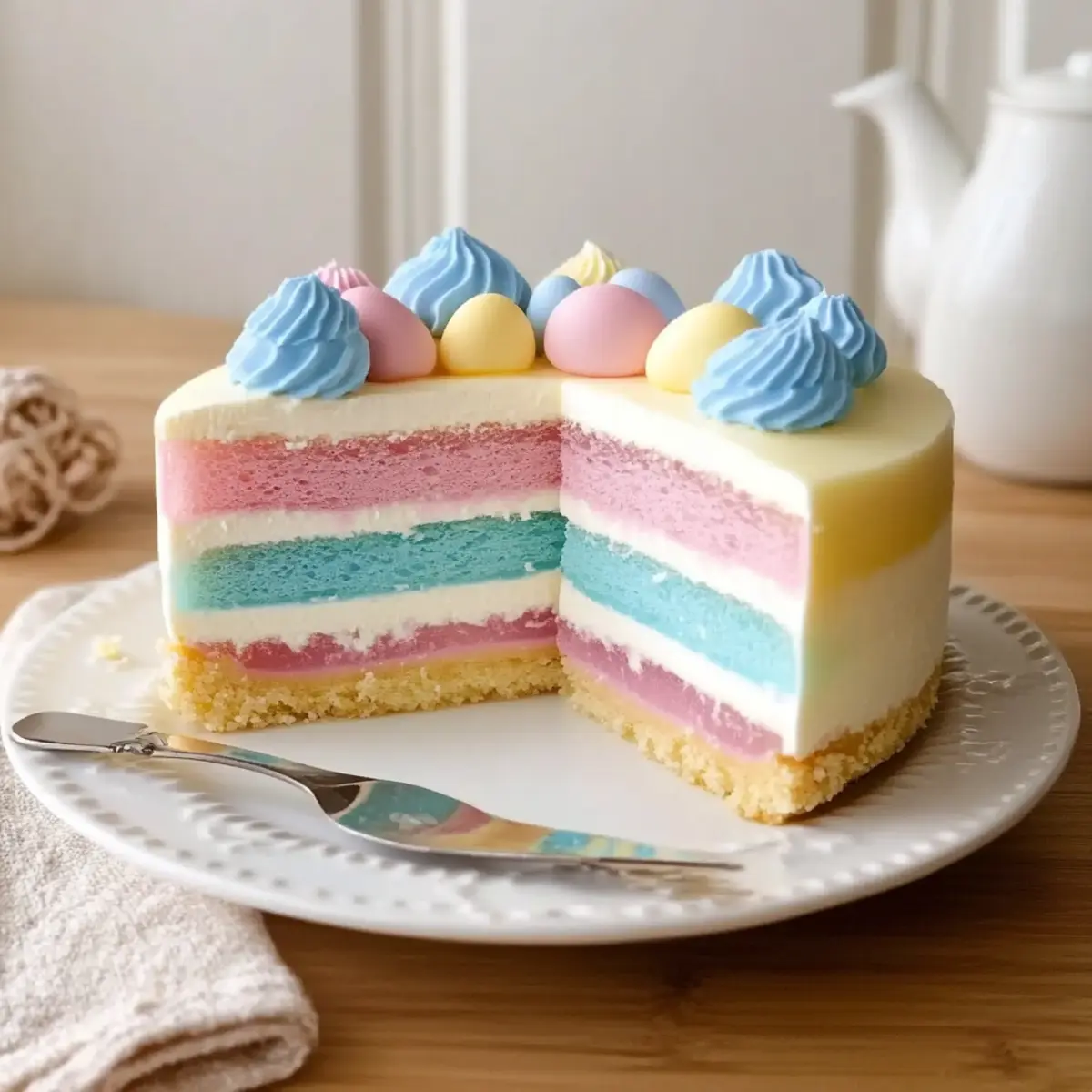 Easter JELLO Cheesecake