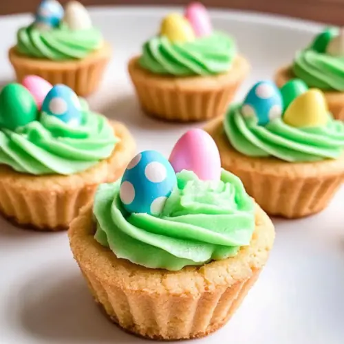 Easter Basket Sugar Cookie Cups