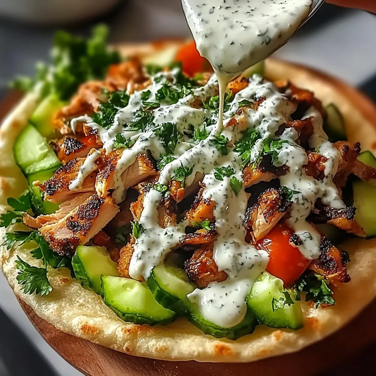 Chicken Shawarma with Garlic Sauce