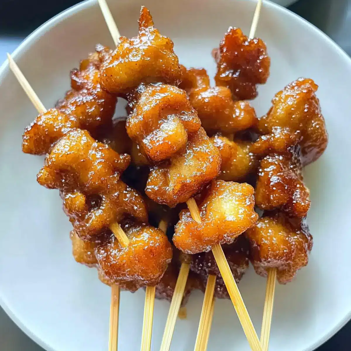 Crispy Chinese Chicken On A Stick