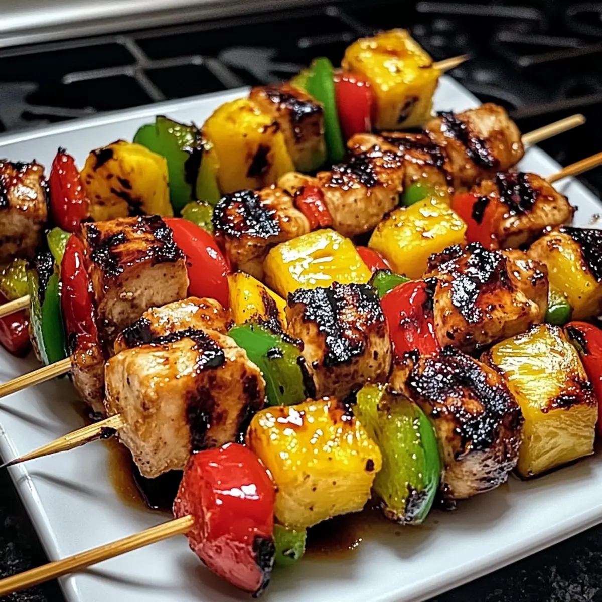 Grilled Pineapple Chicken Kabobs