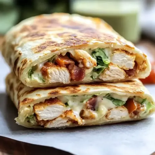 Crispy Chicken Bacon Ranch Wrap