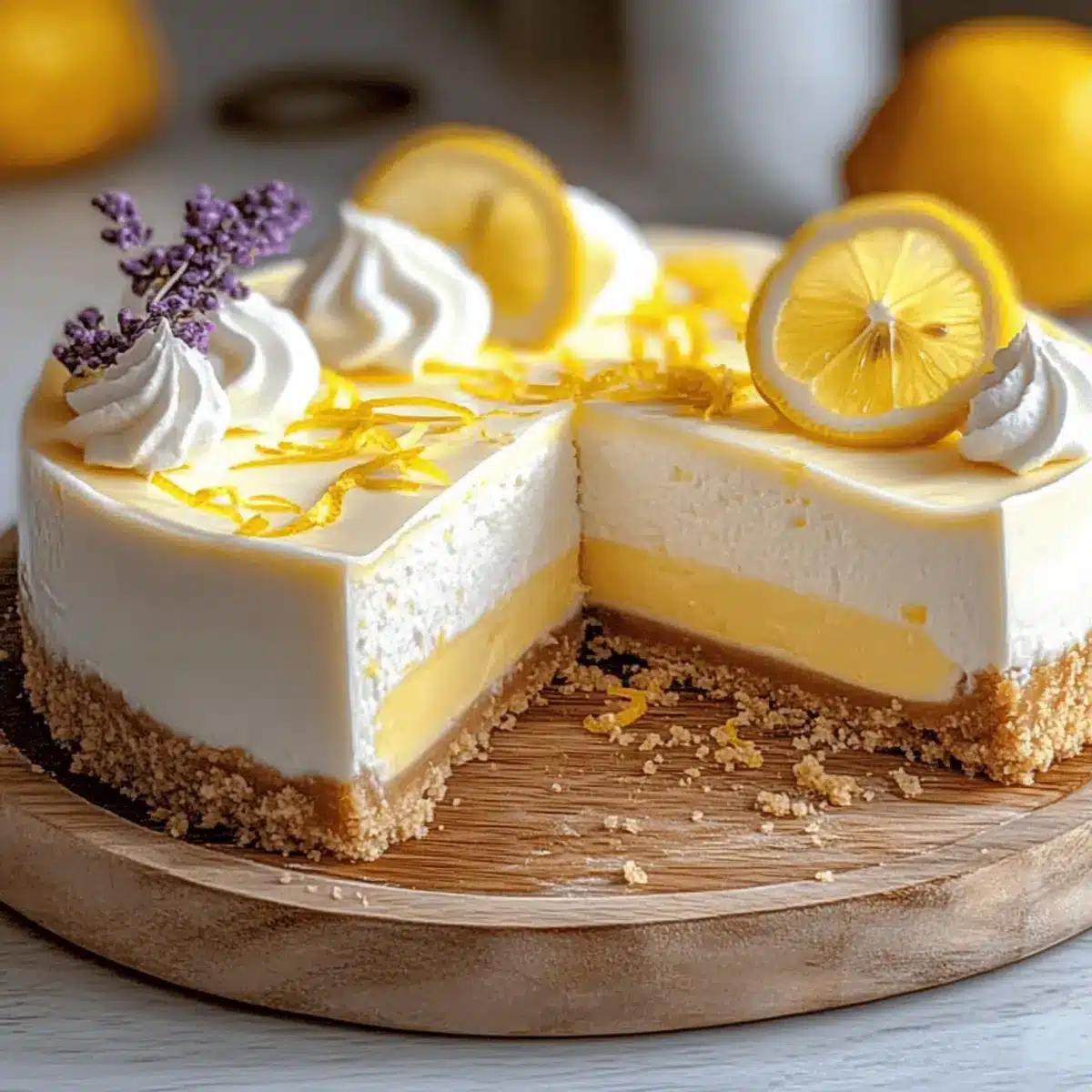 No-bake Lemon Cheesecake