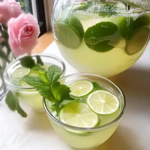 Sparkling Lime Mint Punch