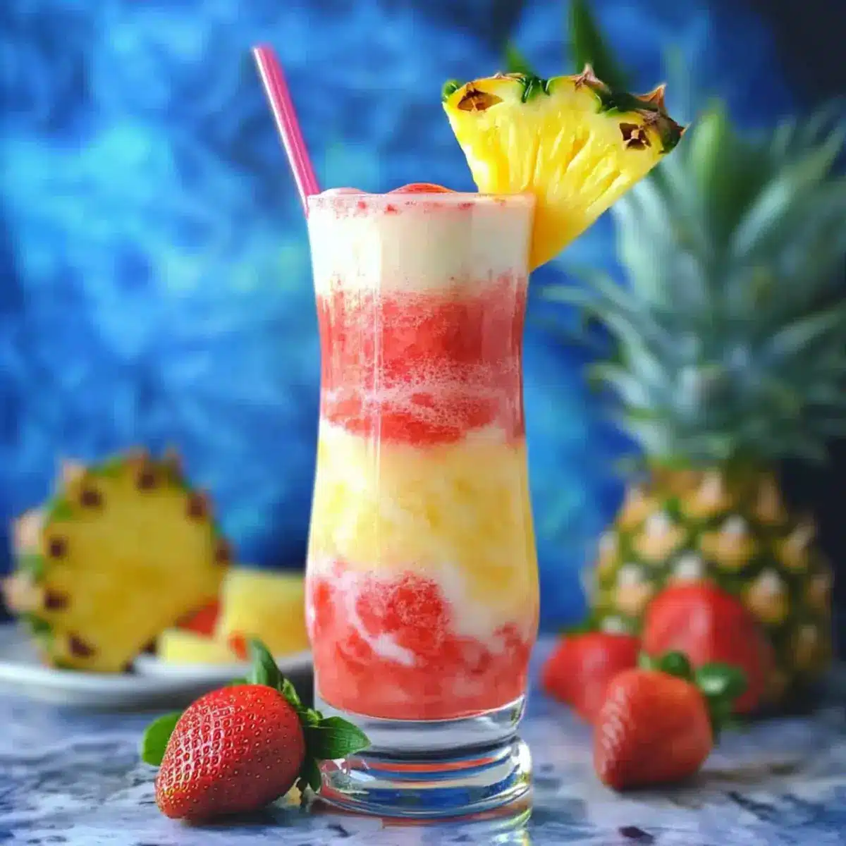 Virgin Strawberry Pina Colada