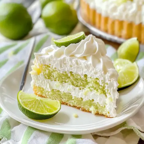 Key Lime Poke Cake