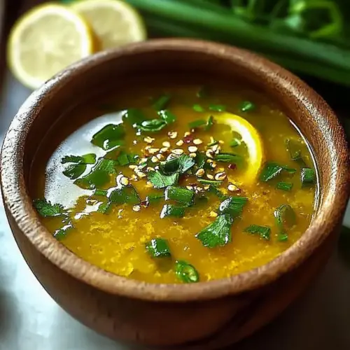 Miso Ginger Lemon Soup