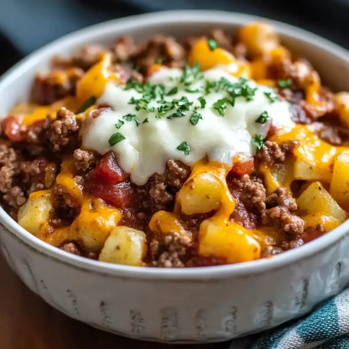 Slow Cooker Cowboy Casserole