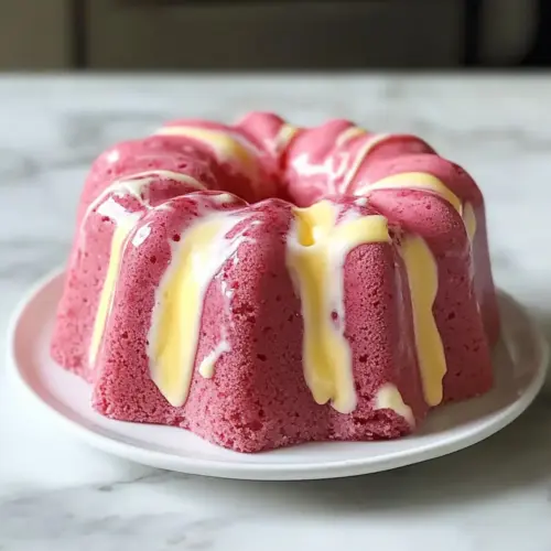 Strawberry Milkshake Pound Cake