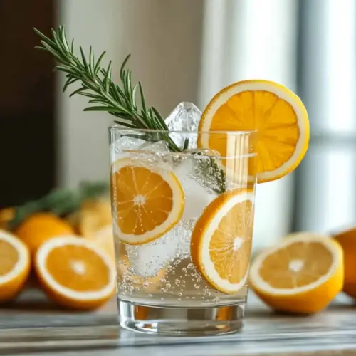 Rosemary Citrus Spritz Mocktail
