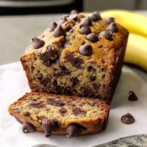 Super Moist Chocolate Chip Banana Bread