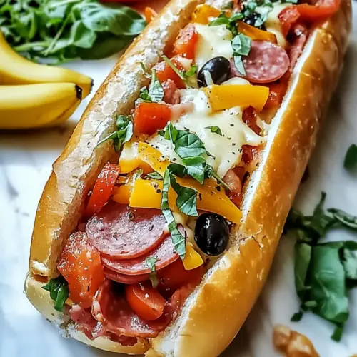Baked Italian Grinder Sandwiches