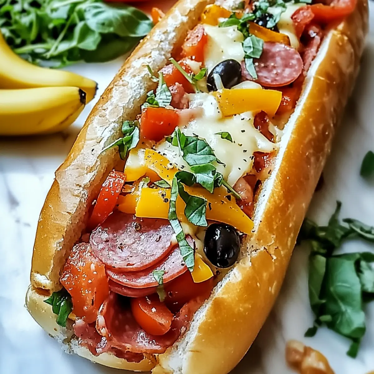 Baked Italian Grinder Sandwiches