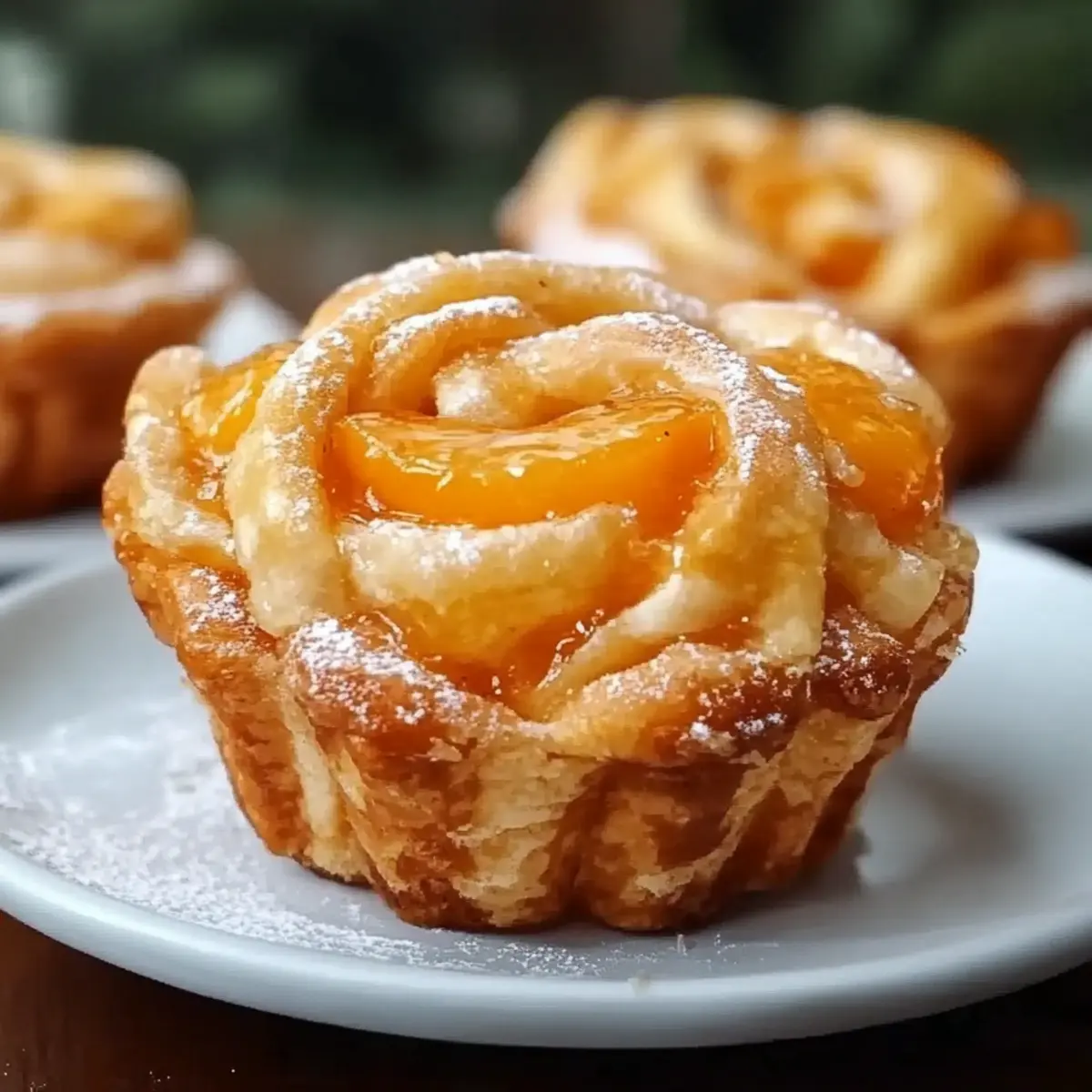Peach Pie Cruffins
