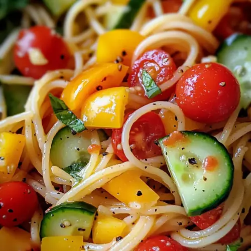 Spaghetti Salad With Italian Dressing