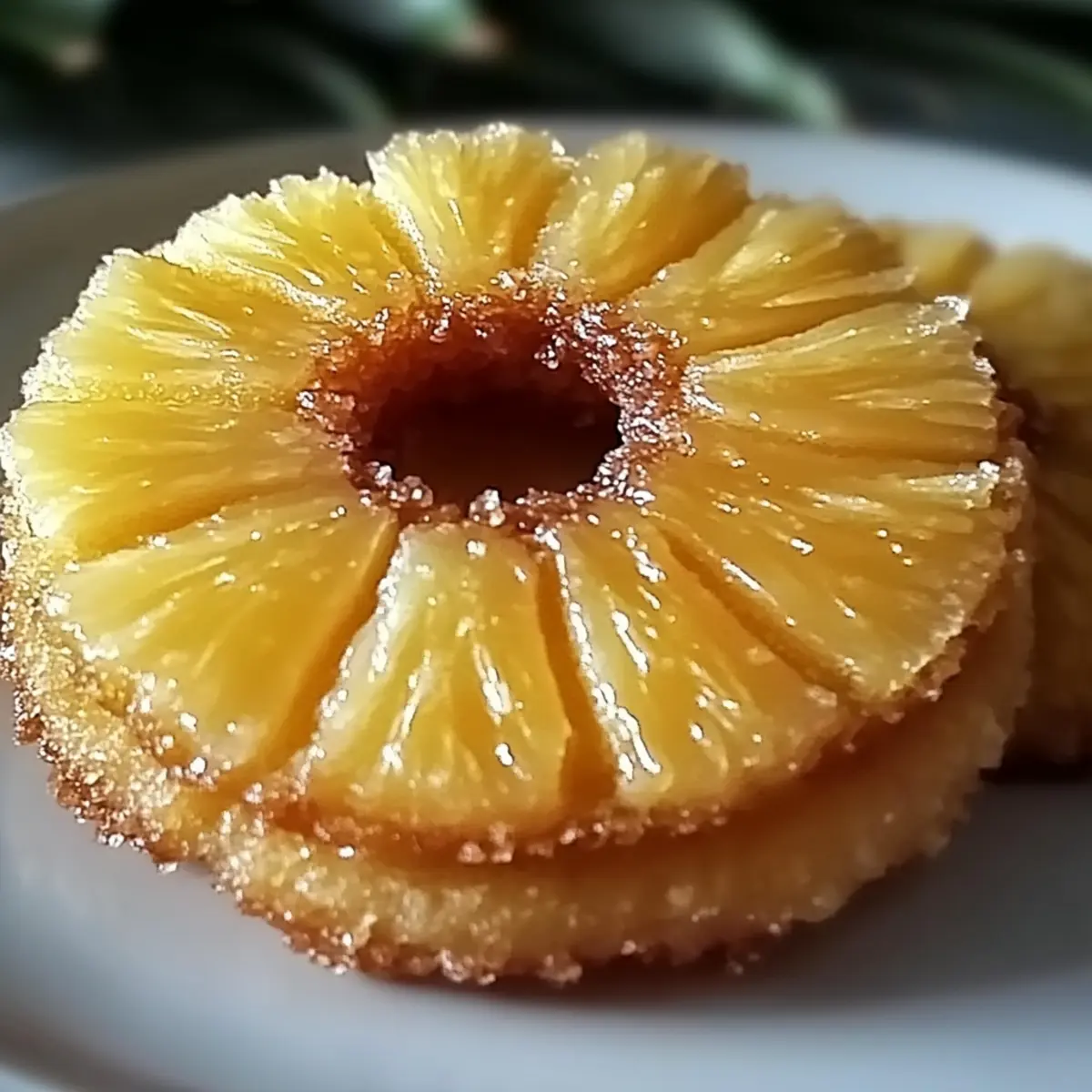 Pineapple Upside Down Sugar Cookies