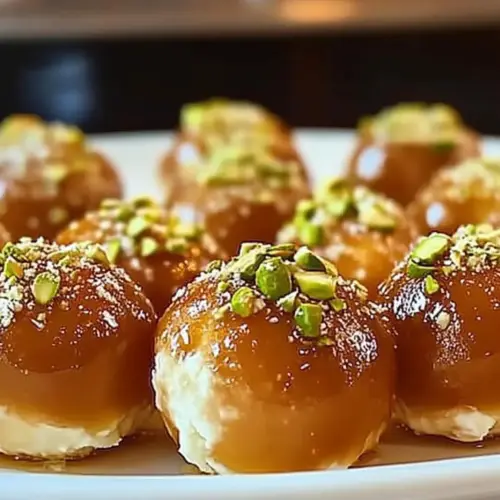 Ricotta Pistachio Honey Bites