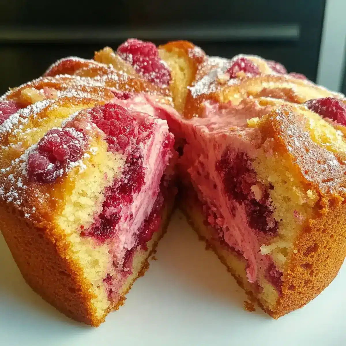 Irresistible Rhubarb Raspberry Marble Cake: Spring's Delightful Treat
