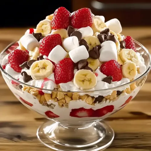 Banana Split Fluff Salad