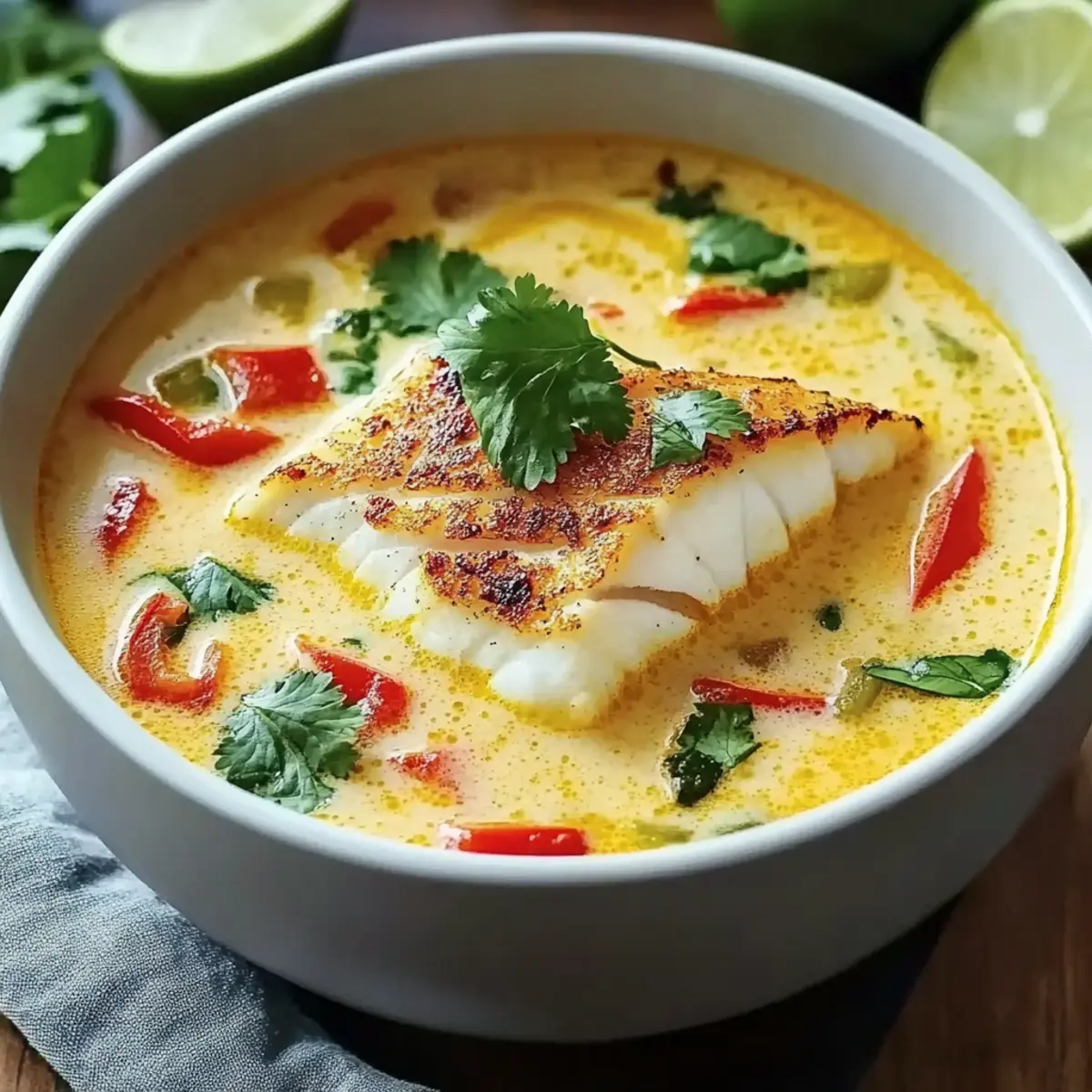 Irresistible Coconut Lime Fish Soup: A Delicious Tropical Delight