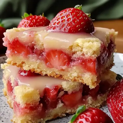 Strawberry Shortcake Bars
