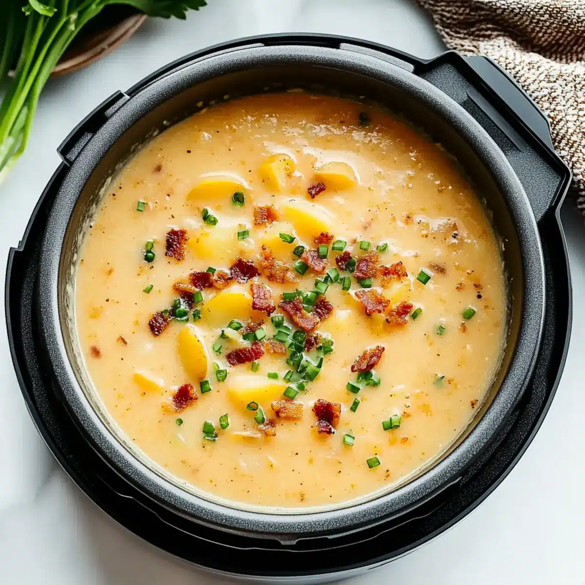 Instant Pot Cajun Potato Soup