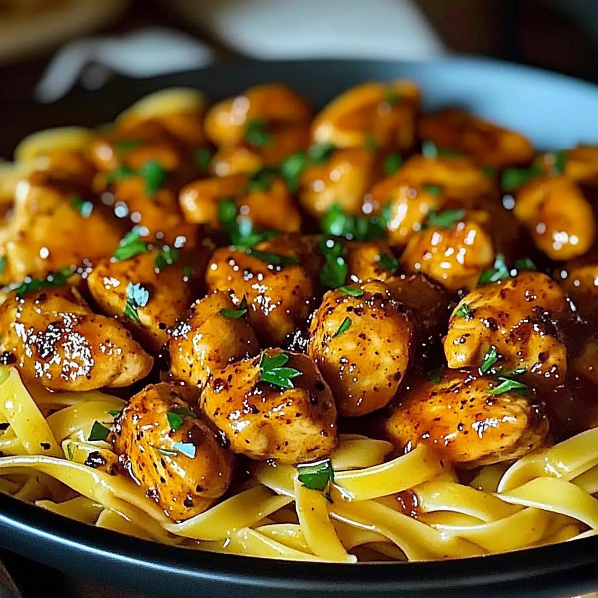 Spicy Cajun Honey Butter Chicken & Pasta