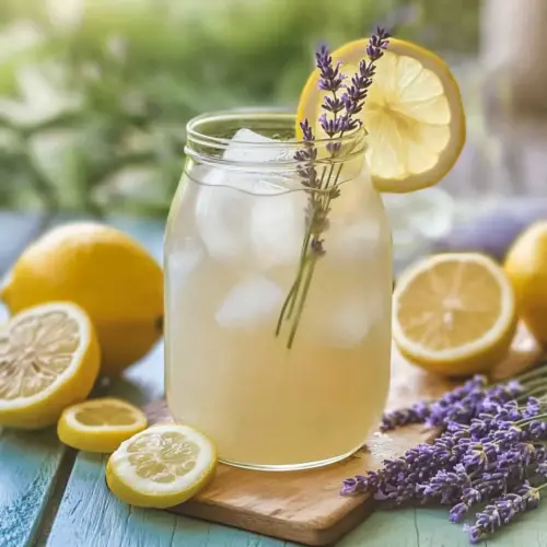 Coconut Lavender Lemonade Mocktail