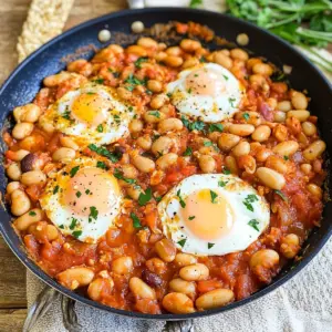 Spanish Beans & Eggs