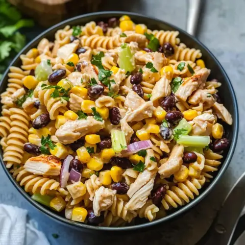 BBQ Chicken Pasta Salad