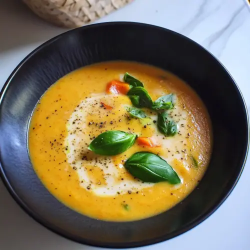 Creamy Roasted Veggie Soup