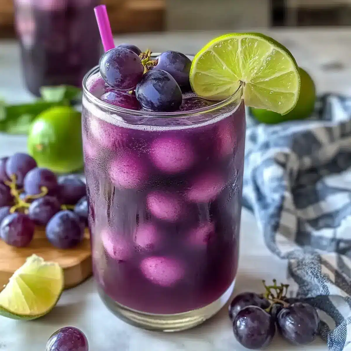 Grape Agua Fresca