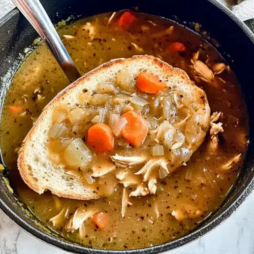 French Onion Chicken Soup
