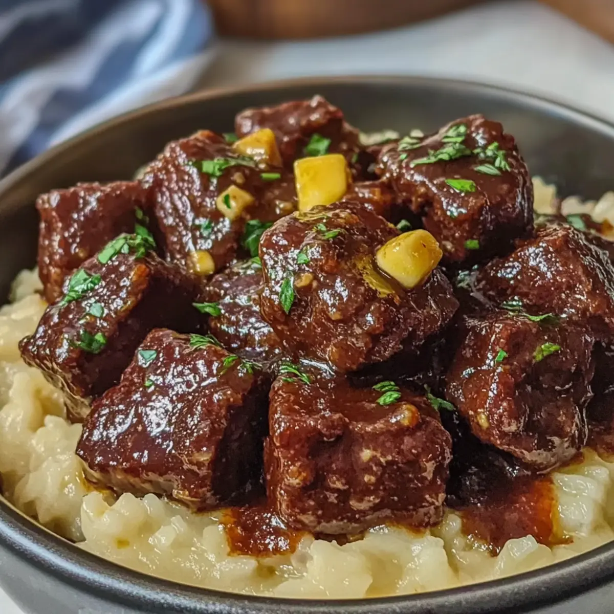 Savory Slow Cooker Mississippi Steak Bites