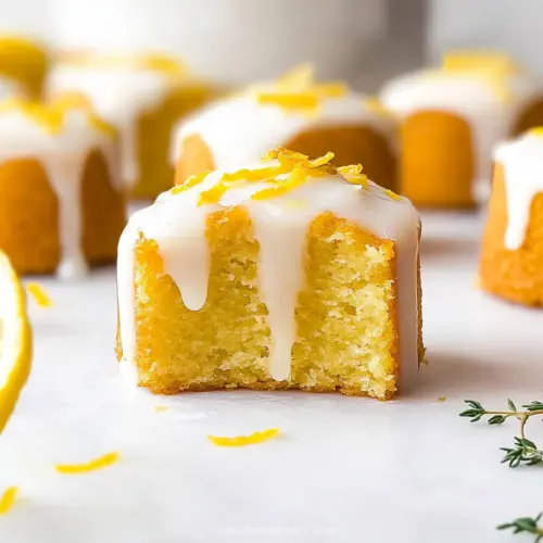 Mini Lemon Drizzle Cakes