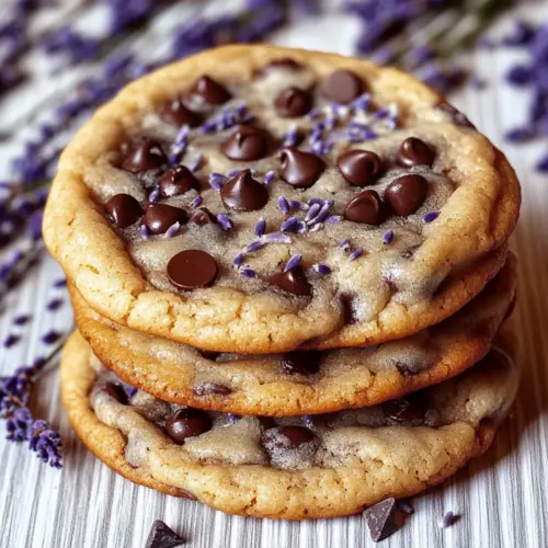 Lavender Chocolate Chip Cookies