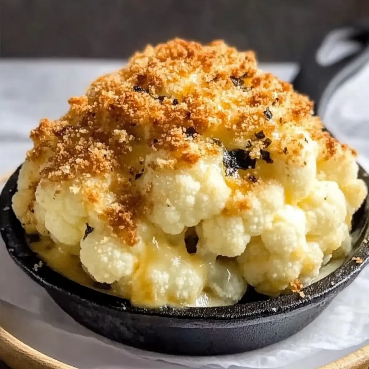 Crispy Cheddar Cauliflower