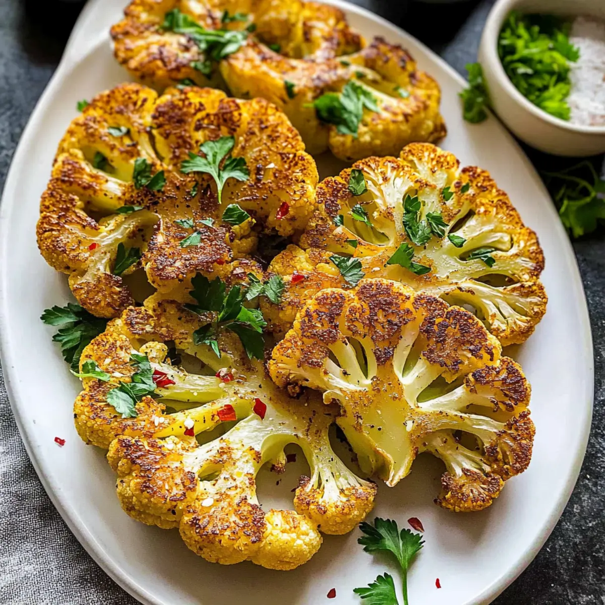 Roasted Cauliflower Steaks