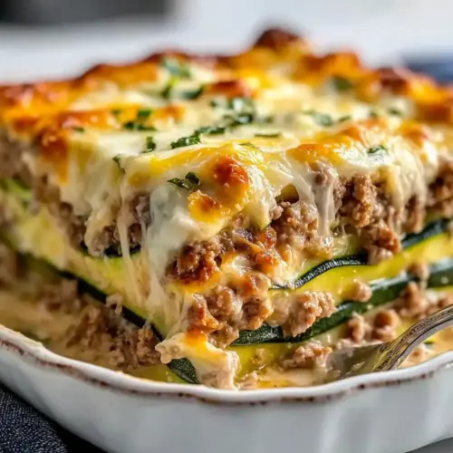 Ground Turkey Zucchini Casserole
